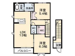 フェリス Ａの物件間取画像